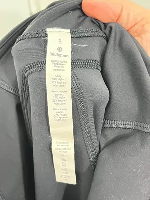 Lululemon Size 8 All the Right Places Crop High-Rise Leggings 19" Black thumbnail 8