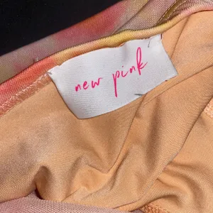 New Pink Vintage Y2k Pink Orange Tie Dye Mesh Lined Mini Skirt Size Medium thumbnail 5