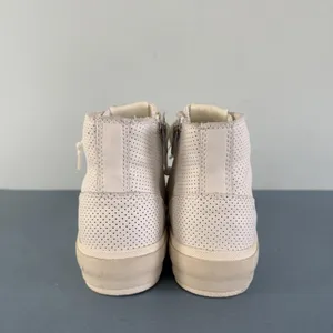 Dolce Vita Zohara White Perforated Leather High Top Sneakers‎ thumbnail 8