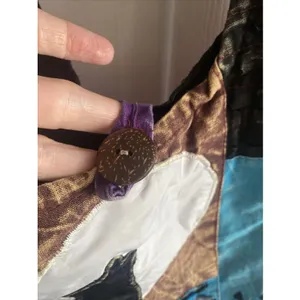 Patchwork Boho‎ Hobo Bag Womens OS Multi Moon Festival Cotton Newspaper Bag thumbnail 4