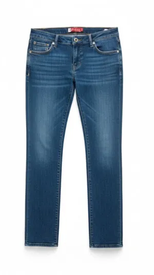VINTAGE Y2K Apple Bottoms Dark Wash Flare Jeans Gold Hardware Size 7/8 Retro thumbnail 1