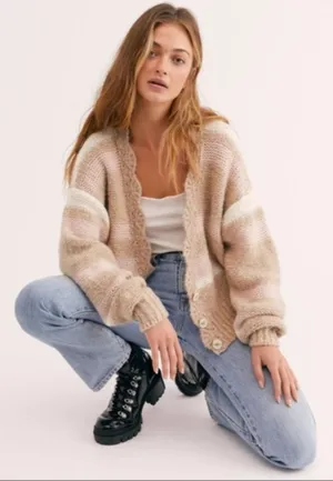 Free People Fine Time Cardigan thumbnail 1