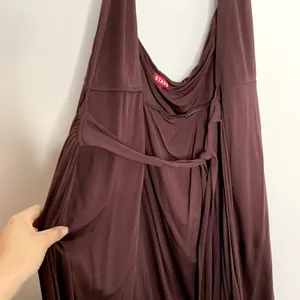 Staud Brown Reagan Maxi Dress Womens Size Large thumbnail 4