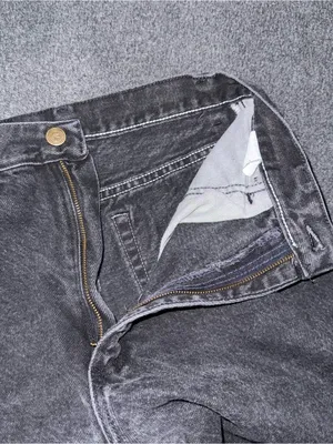 Vintage 90s Wrangler for Women Black Denim High Rise Taper Ankle Mom Jeans Sz 8 thumbnail 7