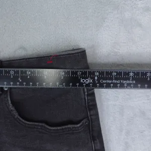 Spanx Shape Jeans Women XL Petite Black Authentic 360 90s Straight Leg 21596Q thumbnail 7