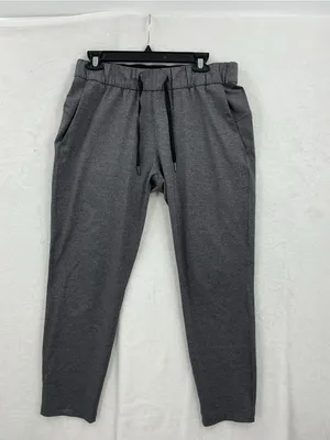 lululemon athletica Heathered Gray Drawstring Joggers 910 thumbnail 2