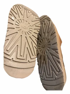UGG  Chestnut Suede Shearling Cuff Slip-Ons thumbnail 4