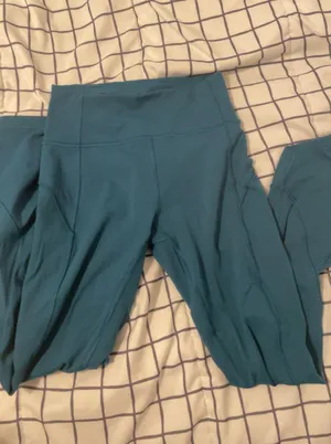 Lululemon blue/teal leggings thumbnail 1