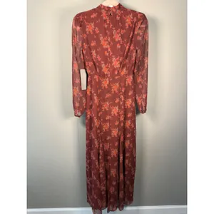 Tuckernuck Floral‎ Chiffon Maxi Dress XXS NWT Romantic Boho Prairie Midi thumbnail 9