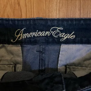 American Eagle Outfitters Men's Dark Blue Relaxed Denim Shorts thumbnail 5