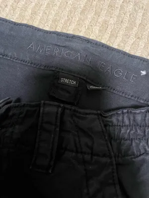 American Eagle Black Cargo Pants thumbnail 3