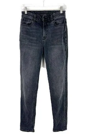 Stretch Mom Jean Black Wash Size 2 EUC T2788 thumbnail 1
