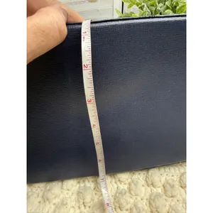 FIORE Women's Saffiano Leather Classic Dome Satchel Bag Made in Italy Navy thumbnail 14