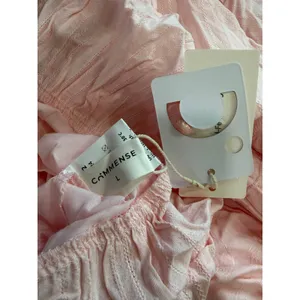 Commense Coastal Cowgirl Ruffle Hem Milk Maid Midi Dress L Baby Pink NWT thumbnail 5