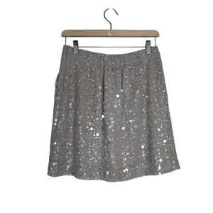 Ann Taylor Women's XS Drawstring Tie Sequin Lined Mini Skirt thumbnail 4