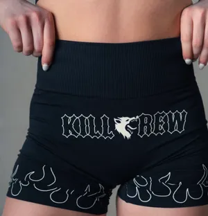 Kill Crew SEAMLESS FLAMES BIKER SHORTS thumbnail 1