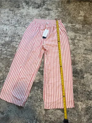 PRETTYGARDEN Women's Pink & White Stripe Pajama Pants - Brand: Unknown thumbnail 3