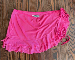 I AM GIA Pink Wrap Skirt thumbnail 1