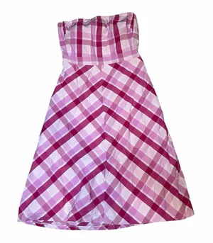 Pink Gingham Mini Dress Sz 4 Cottagecore J.Crew Inspired thumbnail 1