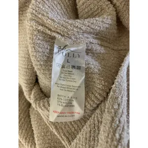 Oh Polly Beige Rib‎ Knit Square Neck Bodycon Maxi Dress L thumbnail 5