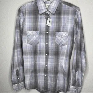 Panhandle Rough Stock Western Shirt‎ nwt Gray thumbnail 2