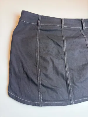 American‎ Threads Black Cargo Pocket Mini Skirt Size M thumbnail 5