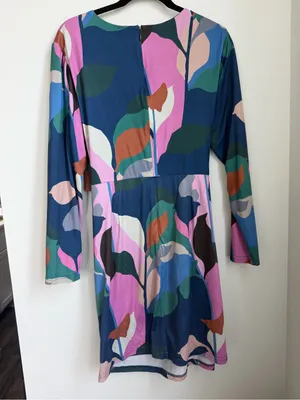Anthropology Hutch Multicolor Wrap Mini Wrap Dress thumbnail 5