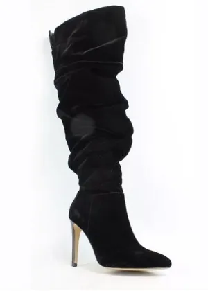NWT The Fix Black Slouchy Boots Size 7.5 thumbnail 1
