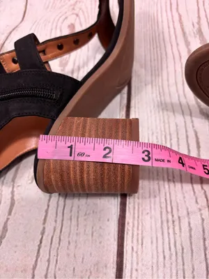 Franco Sarto Haven Studded Sandals Block Heel and Buckled Ankle Straps Sz 8 thumbnail 5