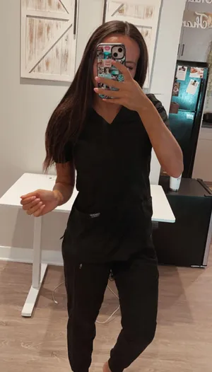 Black scrub shirt Size XS thumbnail 5