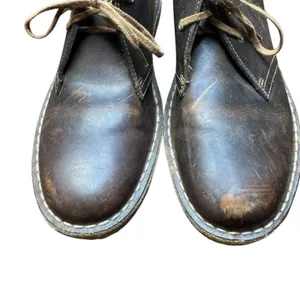 Clarks Boots Womens 10 Brown Leather Originals‎ Desert Ankle Lace Up Shoes thumbnail 2