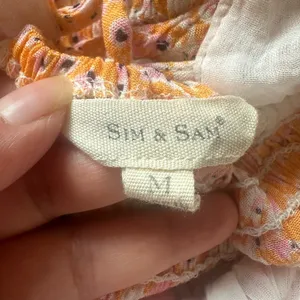 Sim and Sam Orange Square Neck‎ Mini Dress size medium thumbnail 6