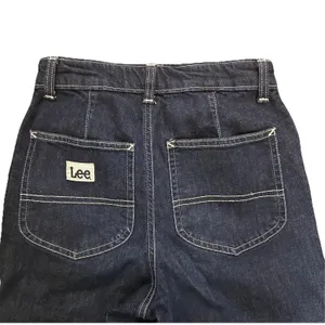 Lee Women's High Rise A-Line Cargo Jeans‎ Pants Size 25 Baggy Rave 90s Wide Leg thumbnail 3
