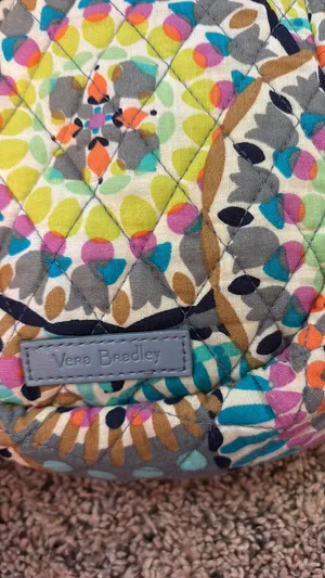 Vera Bradley colorful kaleidoscope print crossbody thumbnail 3