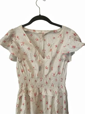 NWT Rebecca Taylor Maui Floral Silk Blend Smocked Dress S thumbnail 3