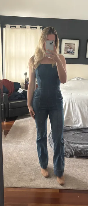 Happily Grey Denim Jumpsuit thumbnail 2