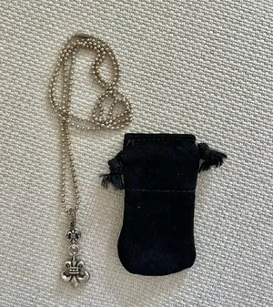 Fleur Ball Necklace in Silver thumbnail 4