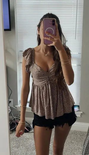 Japna Leopard baby doll top thumbnail 1