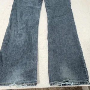 a.n.a. Womens Blue Bootcut Jeans Medium Wash Distressed Size 14 RN93677 thumbnail 6