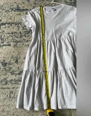 Old Navy Classic White T-Shirt Dress thumbnail 10