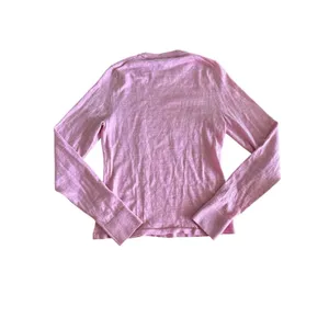J.‎ Crew Carolyn Fitted Crewneck Sweater Womens Medium Pink Merino Wool Preppy thumbnail 6