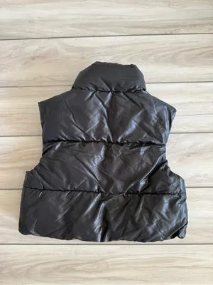 FME Lightweight Puffer Vest Black Large NWOT thumbnail 3