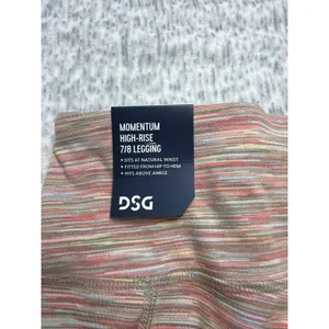 DSG Momentum Womens Tan Spacedye‎ High-Rise 7/8 Legging and Sports Bra Set SMALL thumbnail 7