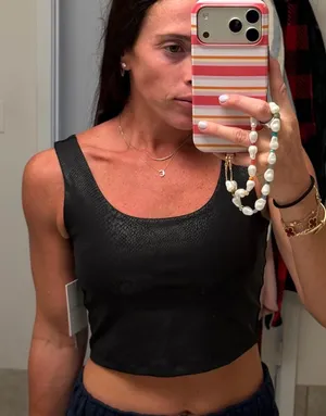 Beyond Yoga Crocodile Crop Top thumbnail 1