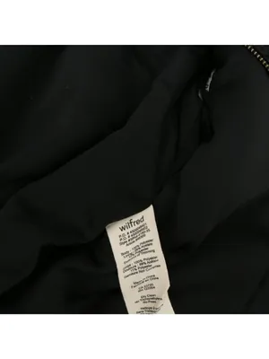 Aritzia Wilfred Chatou Black Shearling Vest S Sleeveless Zip Up Soft Teddy Small thumbnail 7
