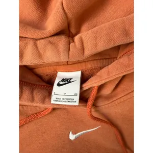 Nike Hoodie Center Logo Vintage Y2K Baggy Sun Faded Light Orange Size Small thumbnail 4