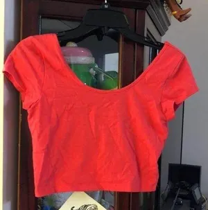 Charlotte Russe half shirt size medium thumbnail 1