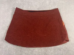 Green Outdoor Voices Athletic Running Gym Skort Skirt Women's L Rust Red thumbnail 1