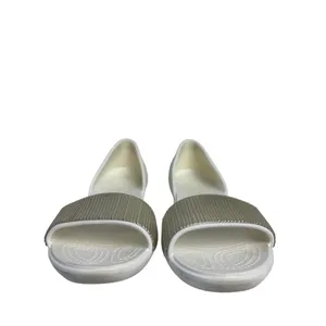 Crocs Lina Embellished D’Orsay White Sandals Size 7 Slide On Comfort Shoes thumbnail 5