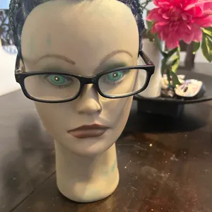 Black Rectangular Glasses Readers 3.25 unisex thumbnail 2